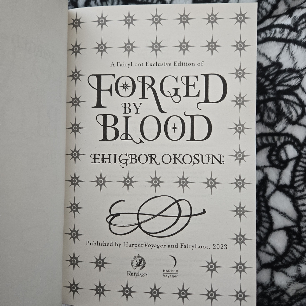 Signed Fairyloot Edition: Forged By Blood - Picture 4 of 4